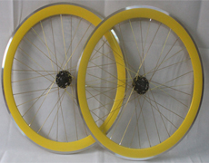 700C fixed gear wheelsets